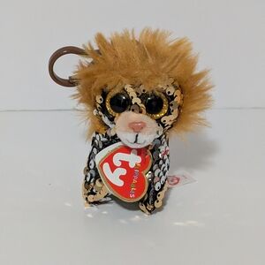 Regal Ty Flippables Lion  - Sequin Gold and Black